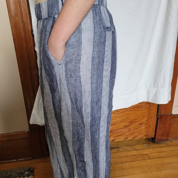 Wide leg stripped pants - Picture 3 of 6